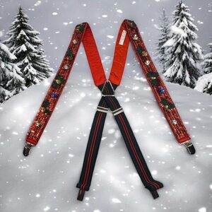 💎Vintage Silk Sequin Christmas Suspenders